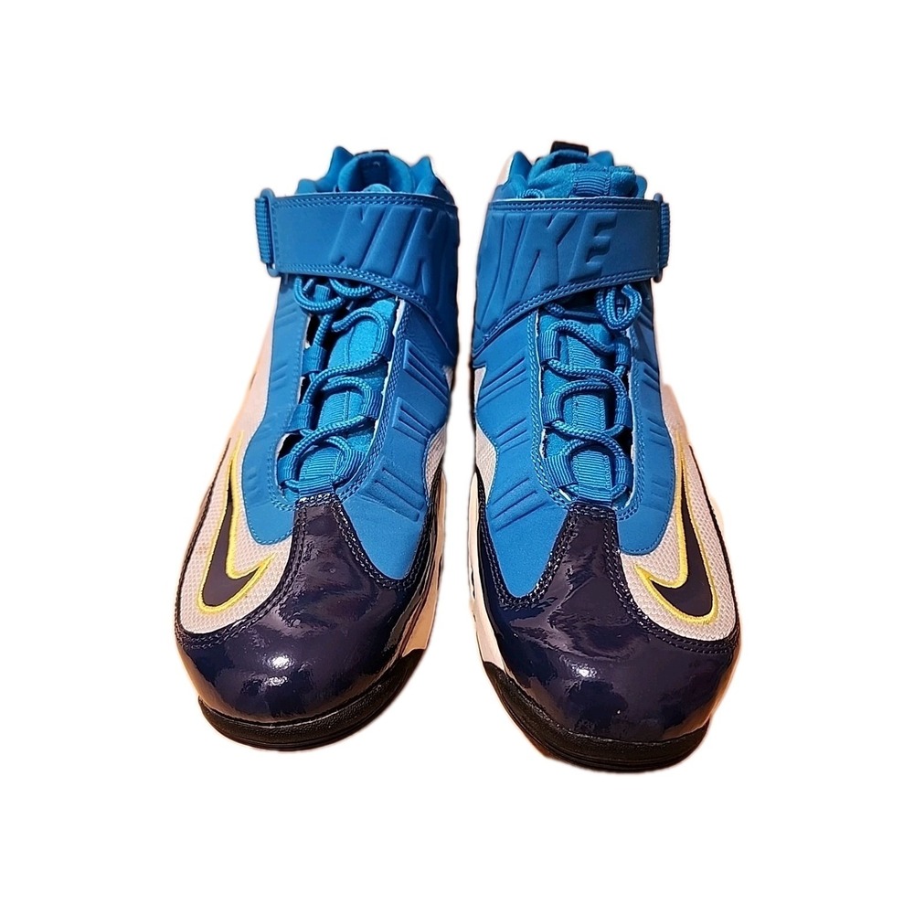 Nike Air Griffey Max 24 Blue Yellow Navy Baseball Training Shoes Sneakers